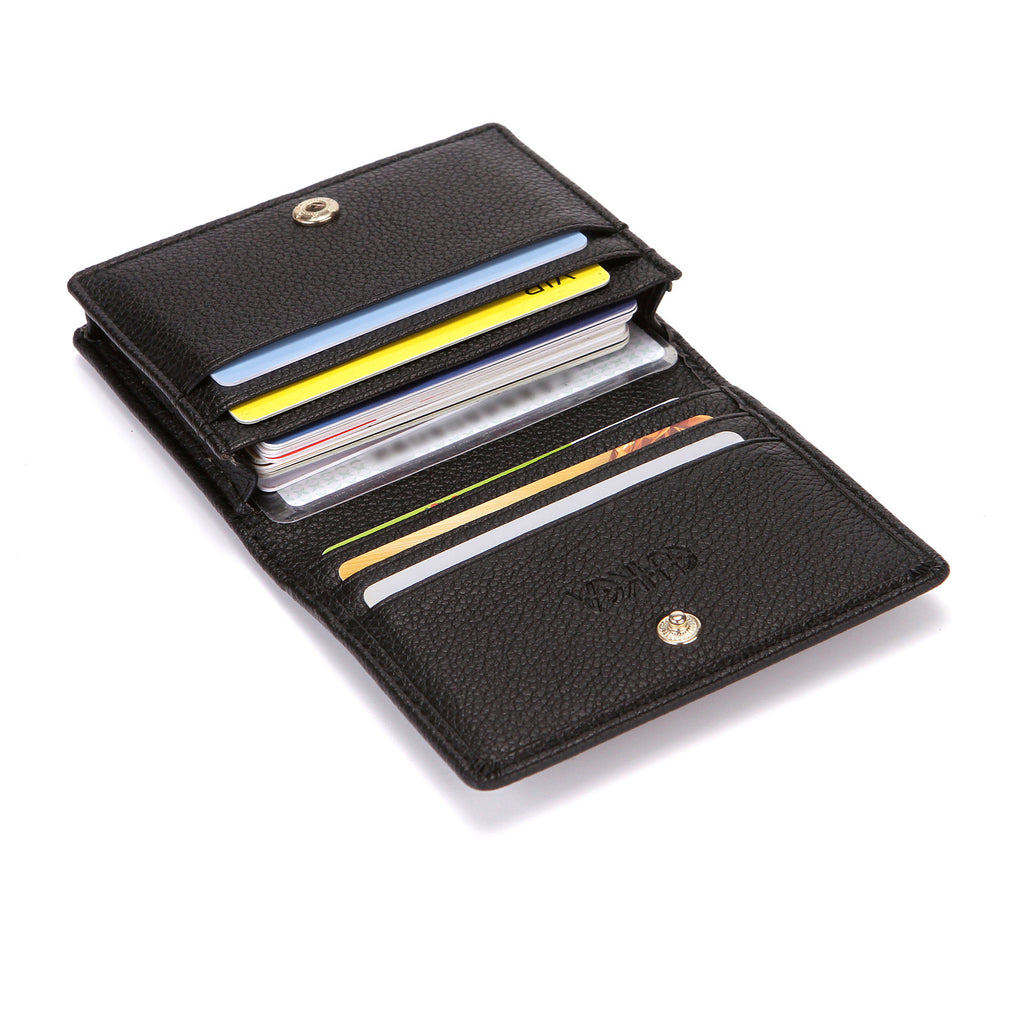 Men's Large Capacity Pu Litchi Pattern Card